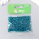 Beads "Astra" 11/0, 20 g (21A-4 turquoise/transparent with the color center)