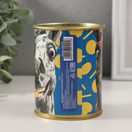 Pigging bank Metal "Do not regret. Throw"-3