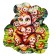 Puzzle liner "Monkey with kids", 14 details