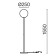 Taleser Maytoni Mod013FL-01W, 1HE27, 60W, 25x25x155 cm, white color