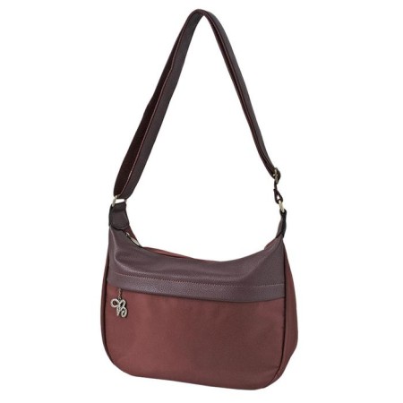 Women's bag with lightning, brown color