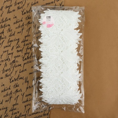 Hypure lace, 90 mm × 9 ± 0.5 m, white color-2