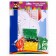 Set for creativity: EVA applique with crumbs and coloring - Stickers "Transport"