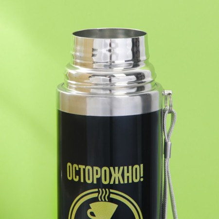Thermos "Caution", 500 ml, heat conservation 4-8 hours-5