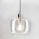 Suspended Citilux Virta CL139012, 12x10x25 cm, 1x60W, E14, gray color.