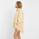 Women's suit (shirt, shorts) minku: overSize color beige, size 46