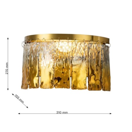 Wall lamp MIDAS 310 mm, 155 mm, E14 80W-2