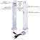 Camping battery flashlight, 10 W, 2400 mAh, 800 lm, 40 LED, IP44