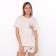 Female homemade set (T -shirt/shorts), beige color, size 50