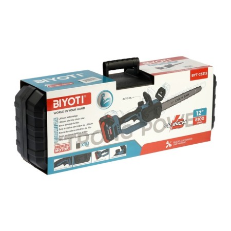 DREAL CAPE BIYOTY BIT-CS213, 20 V, 2x4 Ah, 12 ", 8100 rpm, case, case-10