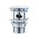 Bottom valve Ledeme L65-2, for a shell, with overflows, brass, chrome