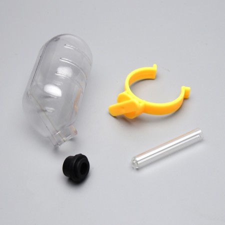 Drill for rodents, 60 ml, transparent with yellow mount-1