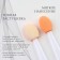 Set of applicators for shadows, bilateral, 5 pcs, 7.5 cm, white color