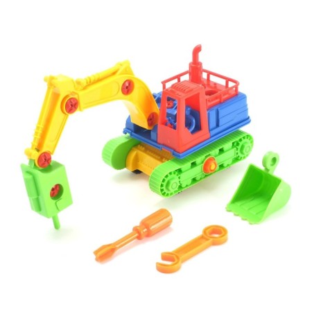 Designer machine "Excavator", 33 parts, mix-6