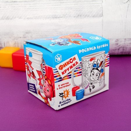 Mug for painting, 250 ml "Noler and fire", fixtures-2