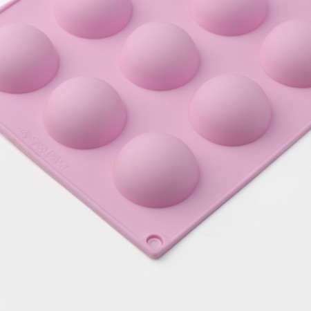 Baking uniform of the “hemispheres” shade, silicone, 29 × 17 cm, 15 cells (D = 4 cm), color mix-2