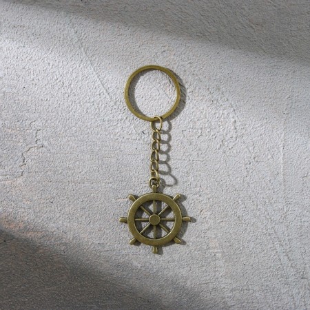 Metallic key keychain "February 23", 6 x 20 cm-5