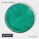 Glass plate "fireworks", d = 15.5 cm, emerald color