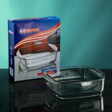 Glass baking uniform "Senobar", 1 l, Iran-4