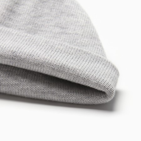 Baby hat, gray-melange color, size 46-48 (1-2 g)-1