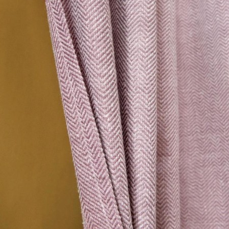 Set of curtains "Baddy", size 140 x 270 cm - 2 pcs, picking up - 2 pcs, pink-1