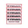 The sticker sign of electrical safety “Do not open! People work »100x200 mm Rexant
