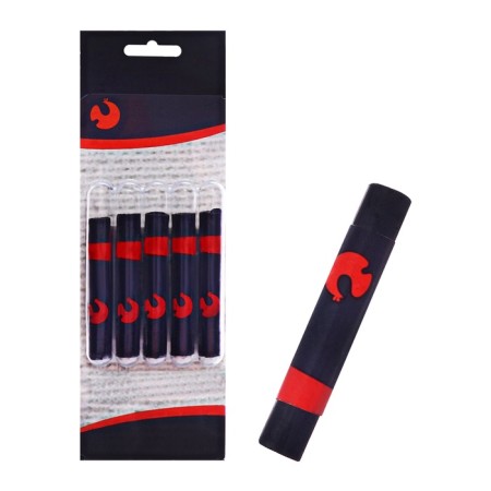 Black sauce, set 5 pieces (length65 ± 1 mm; diameter 10.5 ± 0.6 mm), in the blister-5