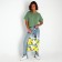 Bag Schoper "Lemons" 35x0.5x40 cm, Department without lightning, without lining, white