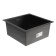 Kitchen sink Aflorn AF94444F, Sredal, S = 3.0 and 0.8 mm, 44x44x22 cm, siphon, graphite