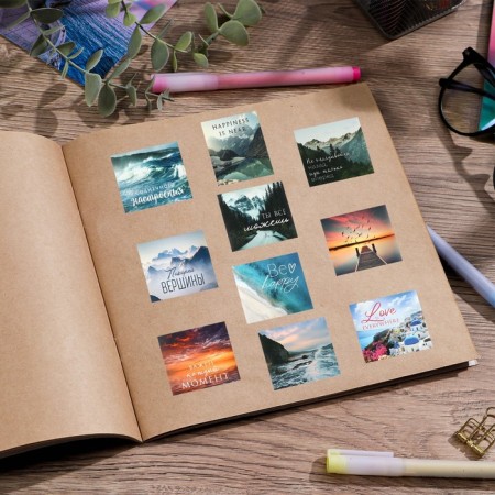 Stickers Set "Catch the moment", 6 x 7 cm, 10 pcs-3
