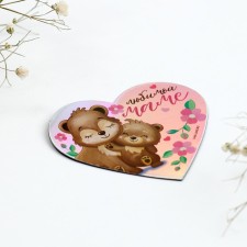 Magnet holography, souvenir to “beloved mother”, 7 x 7 cm.