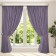 Set of curtains "Canvas", size 270x300 cm, 2 pcs, purple color