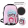 School backpack, ergonomic back Art Hype Girl, 39x32x14 cm
