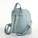 Women's backpack on lightning, blue color
