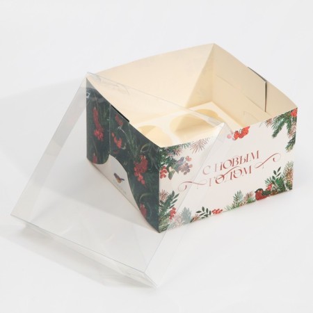 Botanika Capcake box, 16 x 16 x 10 cm, New Year-2