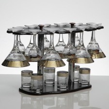 Mini-bar 18 objects: Martini 190 ml + glass 55 ml + pile 50 ml