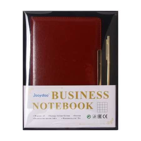 The diary is low, the PVC, A5 cover, 140 sheets in a cage, with a handle, in a gift box, mix-12