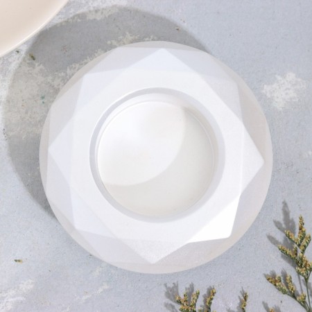 Complete "Complete" from gypsum with faces large, 10.5x3cm, white mother of pearl-2