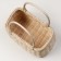 Wicker basket, 22 x 14 x 14/29 cm, beige, rattan