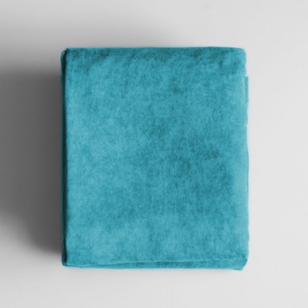 Set of curtains "Tina", size 2x145x270 cm, turquoise color-3