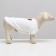 Sweep for animals "Bear", size M, white (DS 26, Osh 24, OG 38 cm)