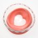 Plastic bowl on a stand 17 x 16.5 x 8 cm, pink