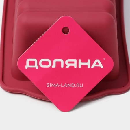 Baking uniform "Roulet", silicone, 27 × 11 cm, burgundy color-7