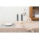 Napotle for devices made of washed linen in gray color Essential, size 35x45 cm
