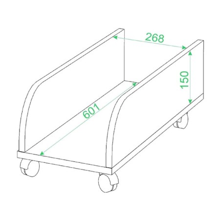 START for the SP 30P system block, 270 × 600 × 230 mm, black color-1