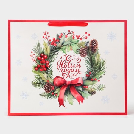 Laminated horizontal "Wreath", XL 49 × 40 × 19 cm-2