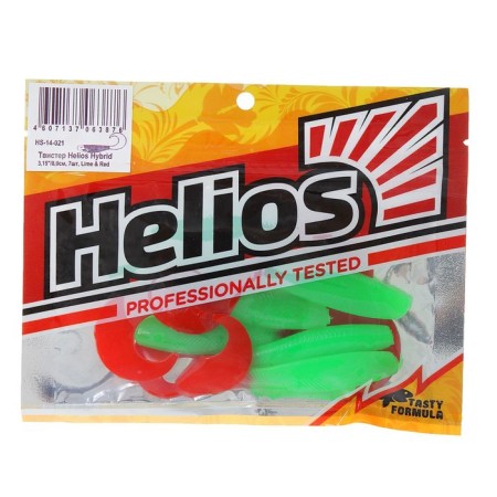 Helios Hybrid Lime & Red Twizer, 8 cm, 7 pcs. (HS-14-021)-1