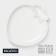 Porcelain dish with magistro sauce "Blanche. Strawberries ", d = 25 cm, white color