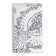 Pillowcase saving and I "Patterns of the East" Blue color, 50x70 cm 100% cotton, calico, 120 g/m2