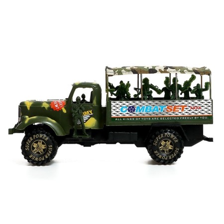 Truck inertial "Army", with soldiers-1